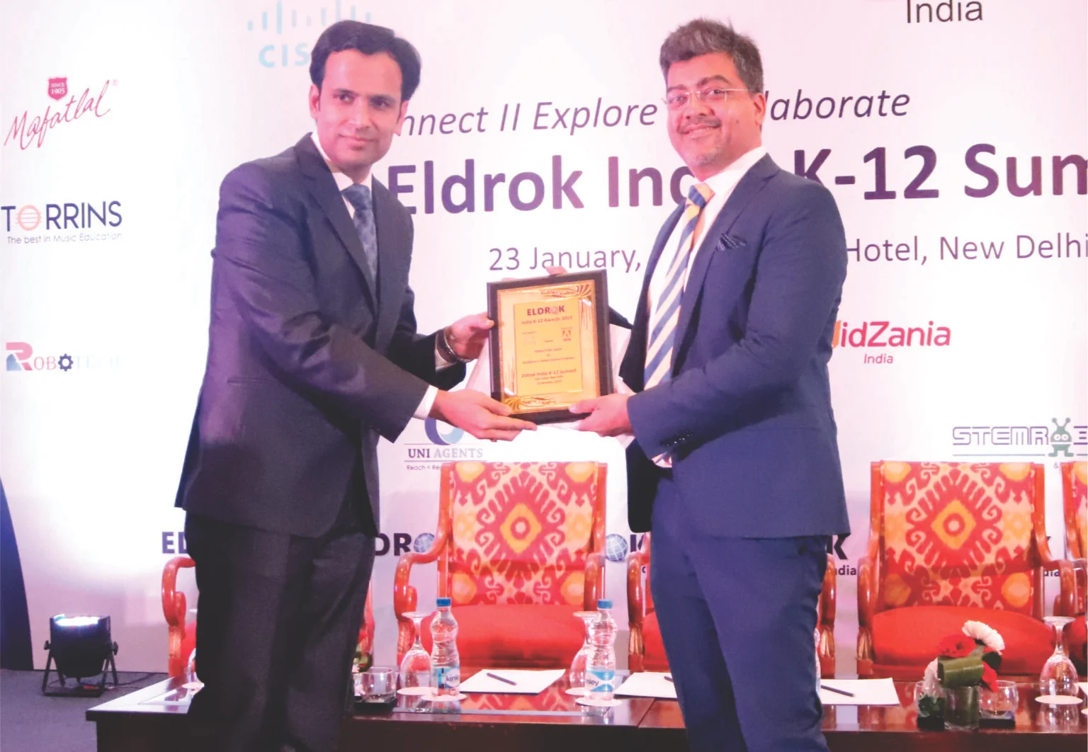 SHEMFORD & SHEMROCK Group of school Receives the Award for “Excellence in National Presence” at ELDROK K-12 Summit